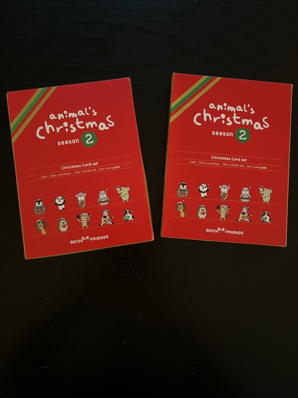 Animal's Christmas Season 2 Holiday Card Set - 2 boxes